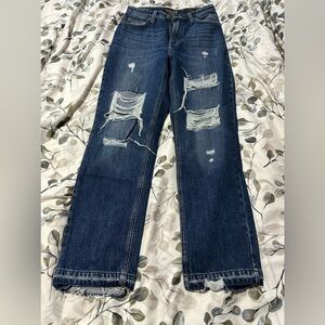 lee straight ankle jeans